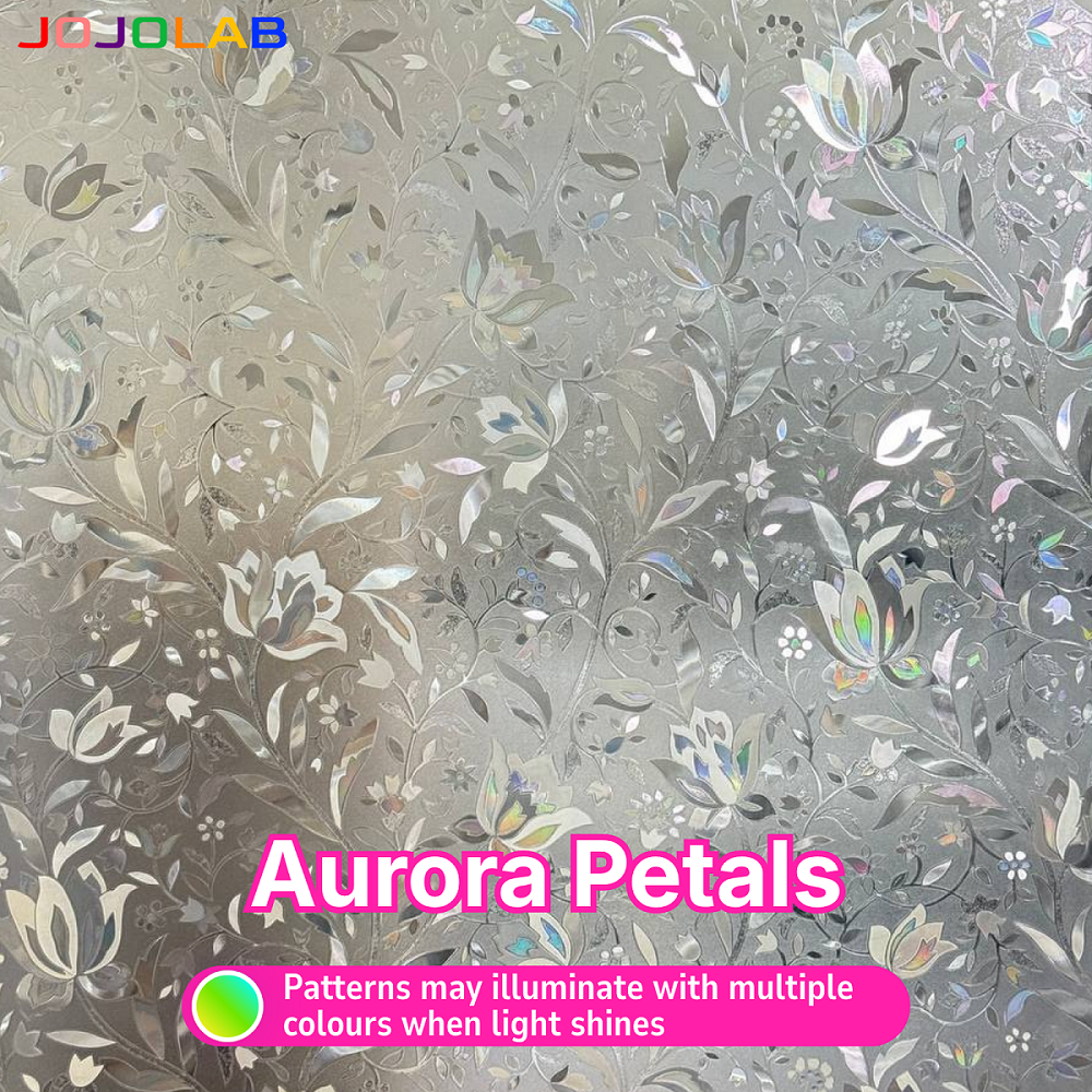 Floral Botanical Design Decorative Window Film