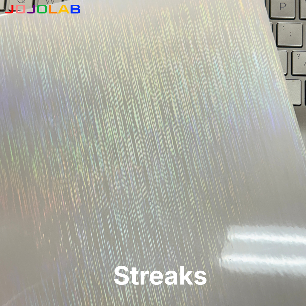 A4 Holographic Cold Laminate Sticker Sheet