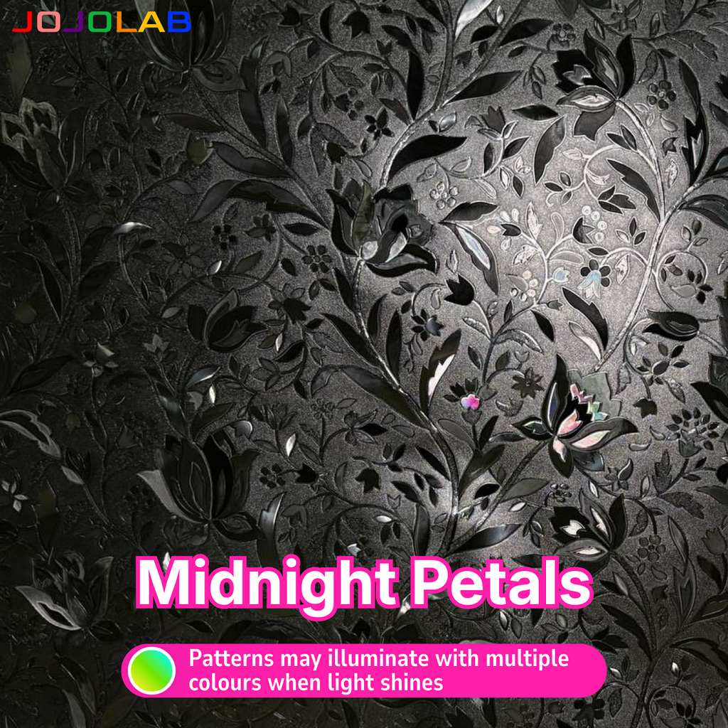 Floral Botanical Design Decorative Window Film