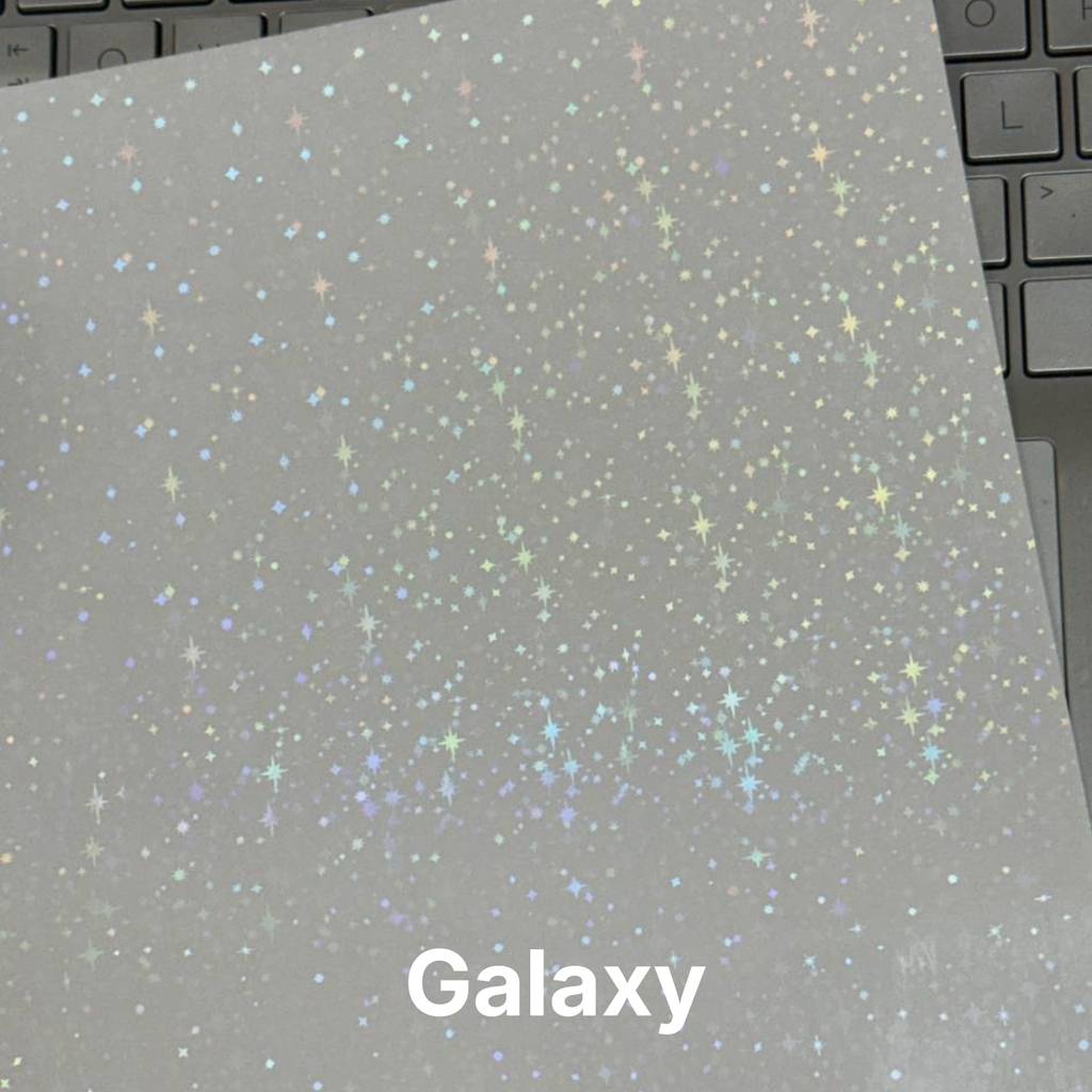 A4 Holographic Cold Laminate Sticker Sheet