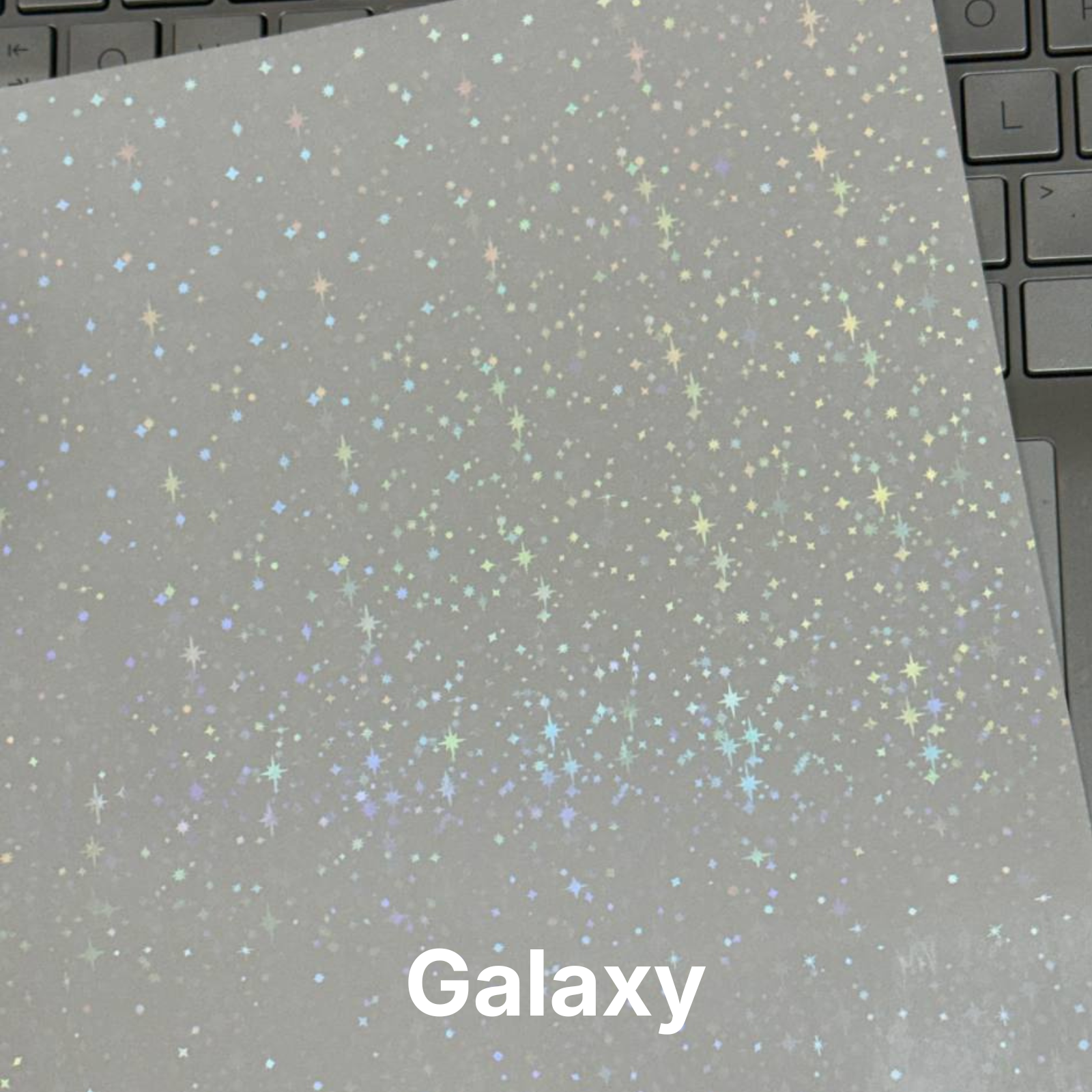 A4 Holographic Cold Laminate Sticker Sheet