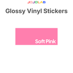 Coloured Glossy Vinyl Stickers 10 Sheets