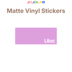 Coloured Matte Vinyl Stickers 10 Sheets