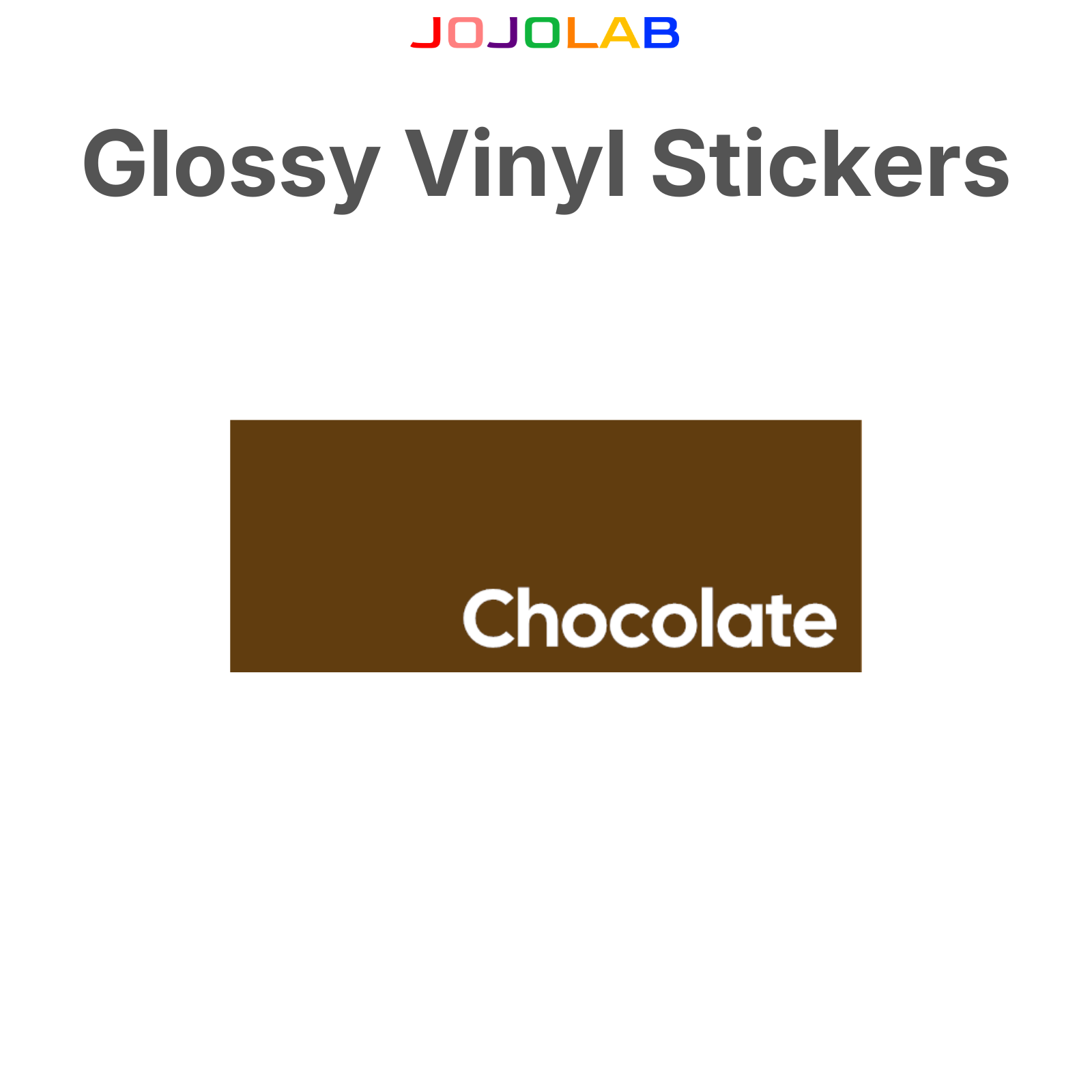 Coloured Glossy Vinyl Stickers 10 Sheets