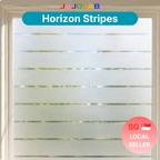 Horizon Striped Pattern Window Film