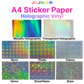 A4 Holographic Inkjet Printable Vinyl Sticker Paper