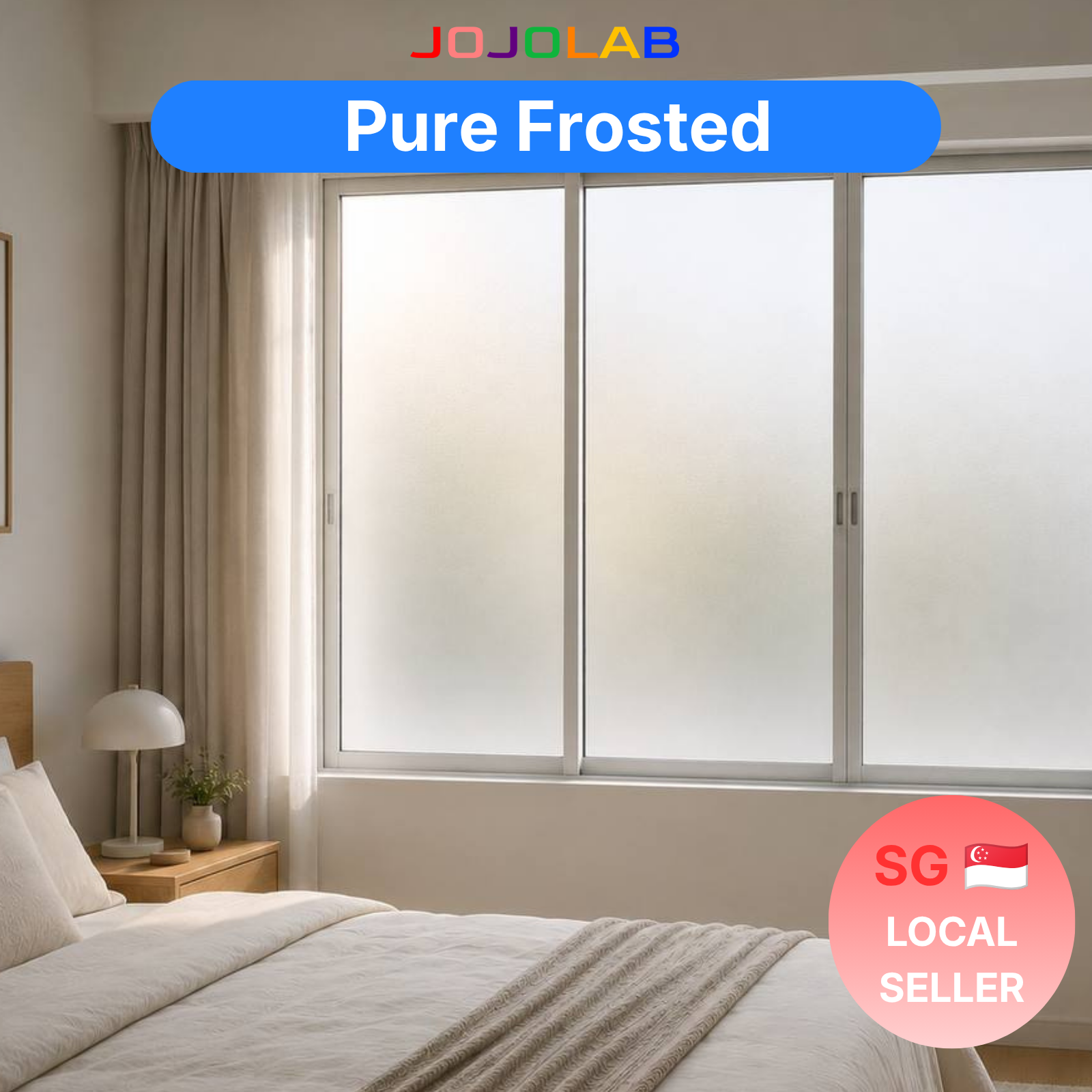 Pure Frosted Privacy Window Film