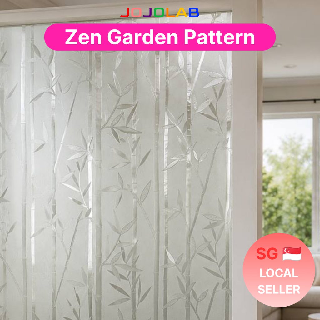 Zen Garden Decorative Frosted Window Film
