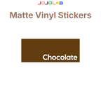 Coloured Matte Vinyl Stickers 10 Sheets