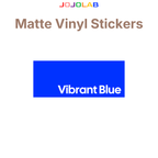 Coloured Matte Vinyl Stickers 10 Sheets
