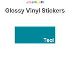 Coloured Glossy Vinyl Stickers 10 Sheets