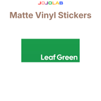 Coloured Matte Vinyl Stickers 10 Sheets