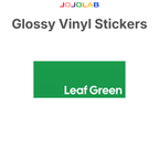 Coloured Glossy Vinyl Stickers 10 Sheets