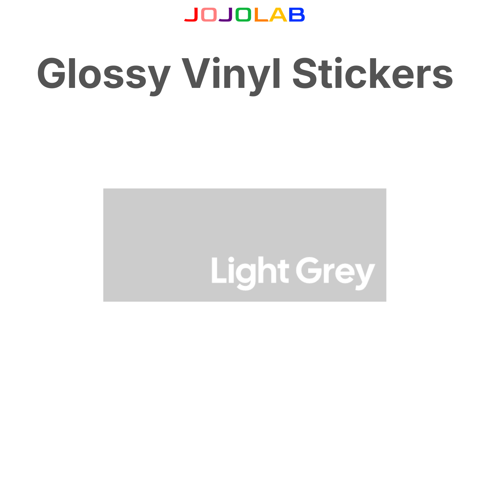 Coloured Glossy Vinyl Stickers 10 Sheets