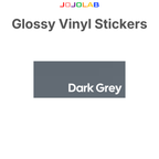 Coloured Glossy Vinyl Stickers 10 Sheets