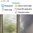 Fine Ripples Privacy Reeded Window Film