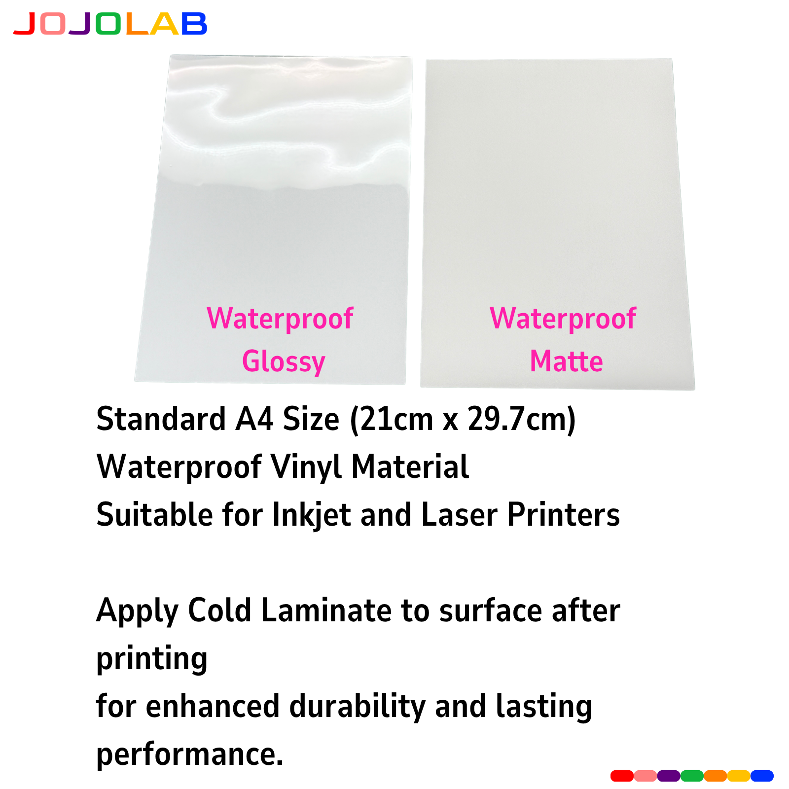 A4 Inkjet Printable Vinyl Sticker Paper