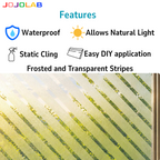 Urban Flow Striped Pattern Window Film