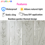 Zen Garden Decorative Frosted Window Film
