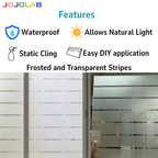 Horizon Striped Pattern Window Film