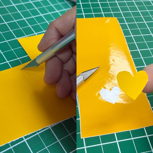 Coloured Glossy Vinyl Stickers 10 Sheets