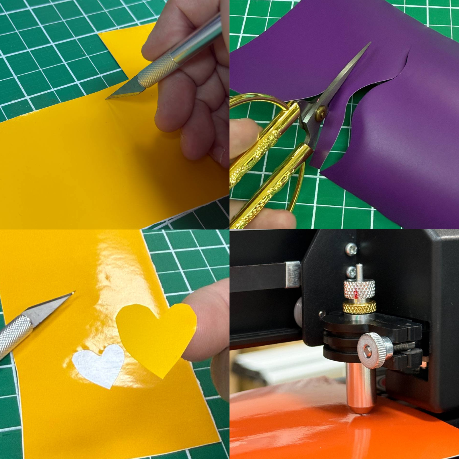 Assorted Colours Vinyl Stickers Glossy Matte 25 Sheets