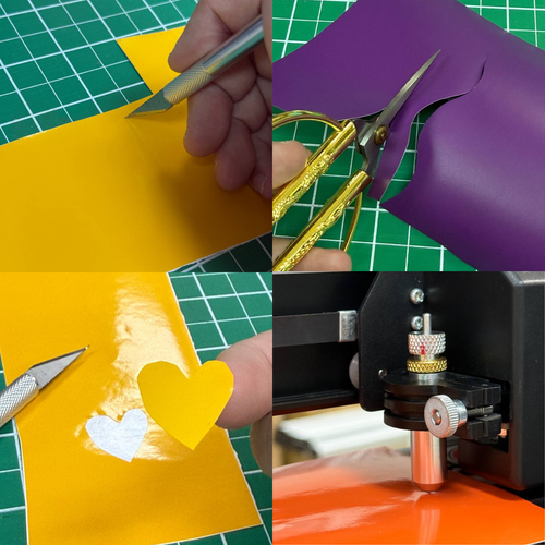 Assorted Colours Vinyl Stickers Glossy Matte 25 Sheets