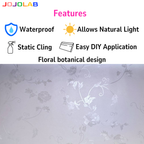 Royal Bloom Floral Pattern Window Film