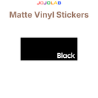 Coloured Matte Vinyl Stickers 10 Sheets