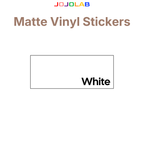 Coloured Matte Vinyl Stickers 10 Sheets