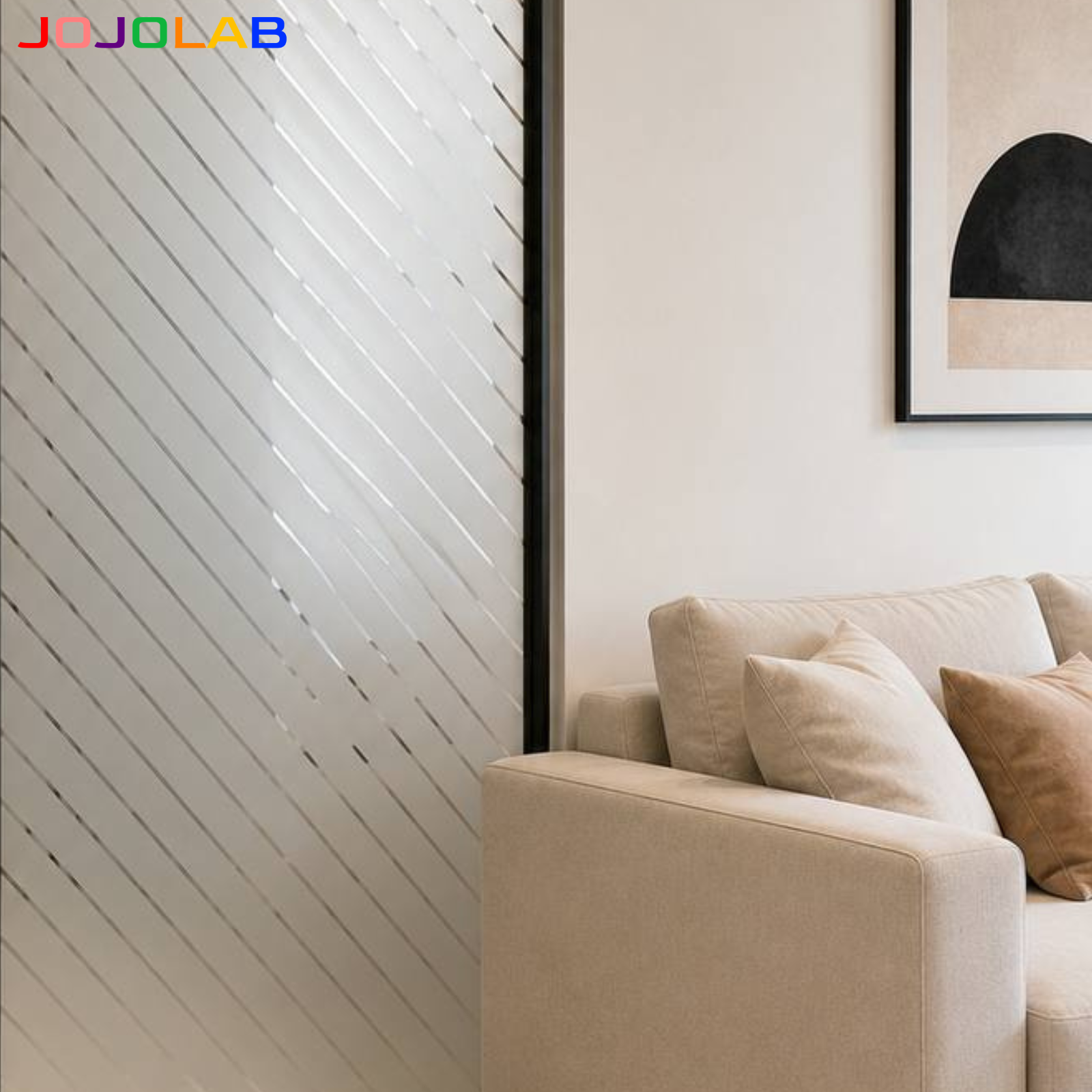 Urban Flow Striped Pattern Window Film