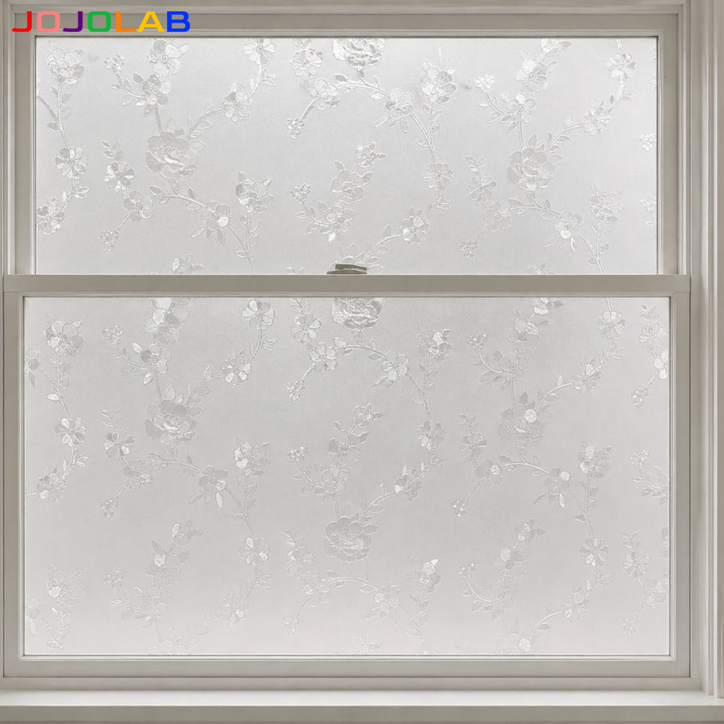 Spring Floral Pattern Window Film