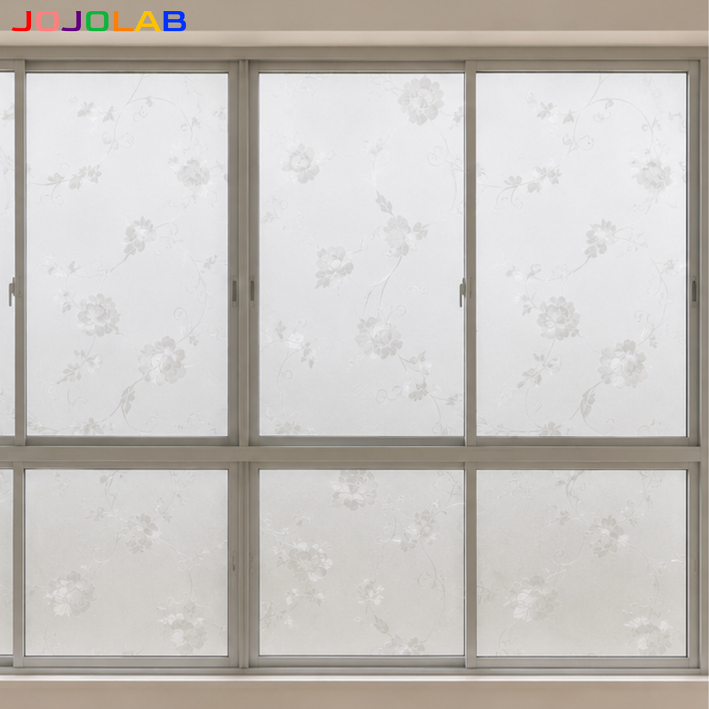Royal Bloom Floral Pattern Window Film