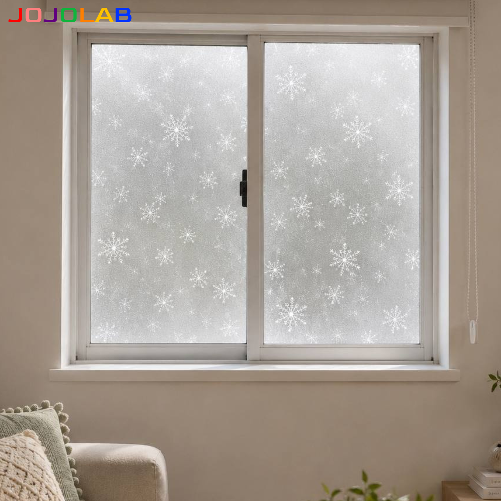 Winter Snow Design Privacy Window Film