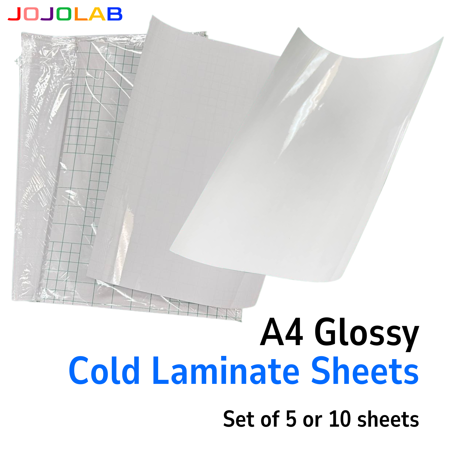 A4 Cold Laminate Transparent Sticker Sheet