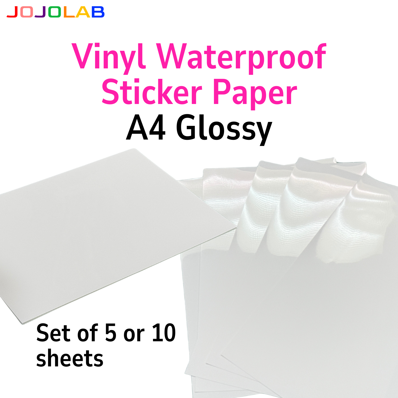 A4 Inkjet Printable Vinyl Sticker Paper