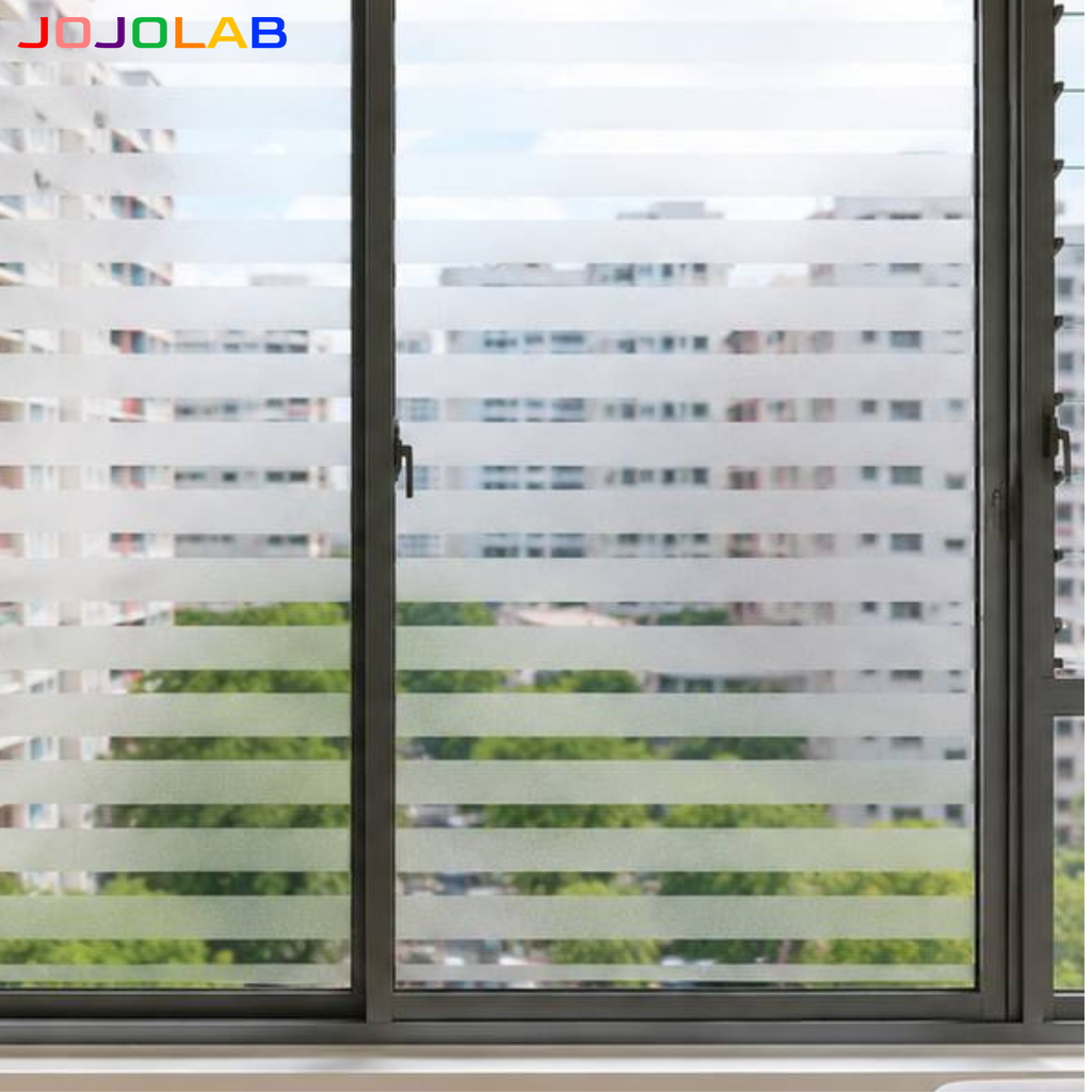 Contour Stripes Pattern Window Film
