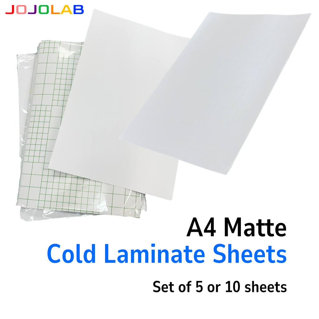 A4 Cold Laminate Transparent Sticker Sheet