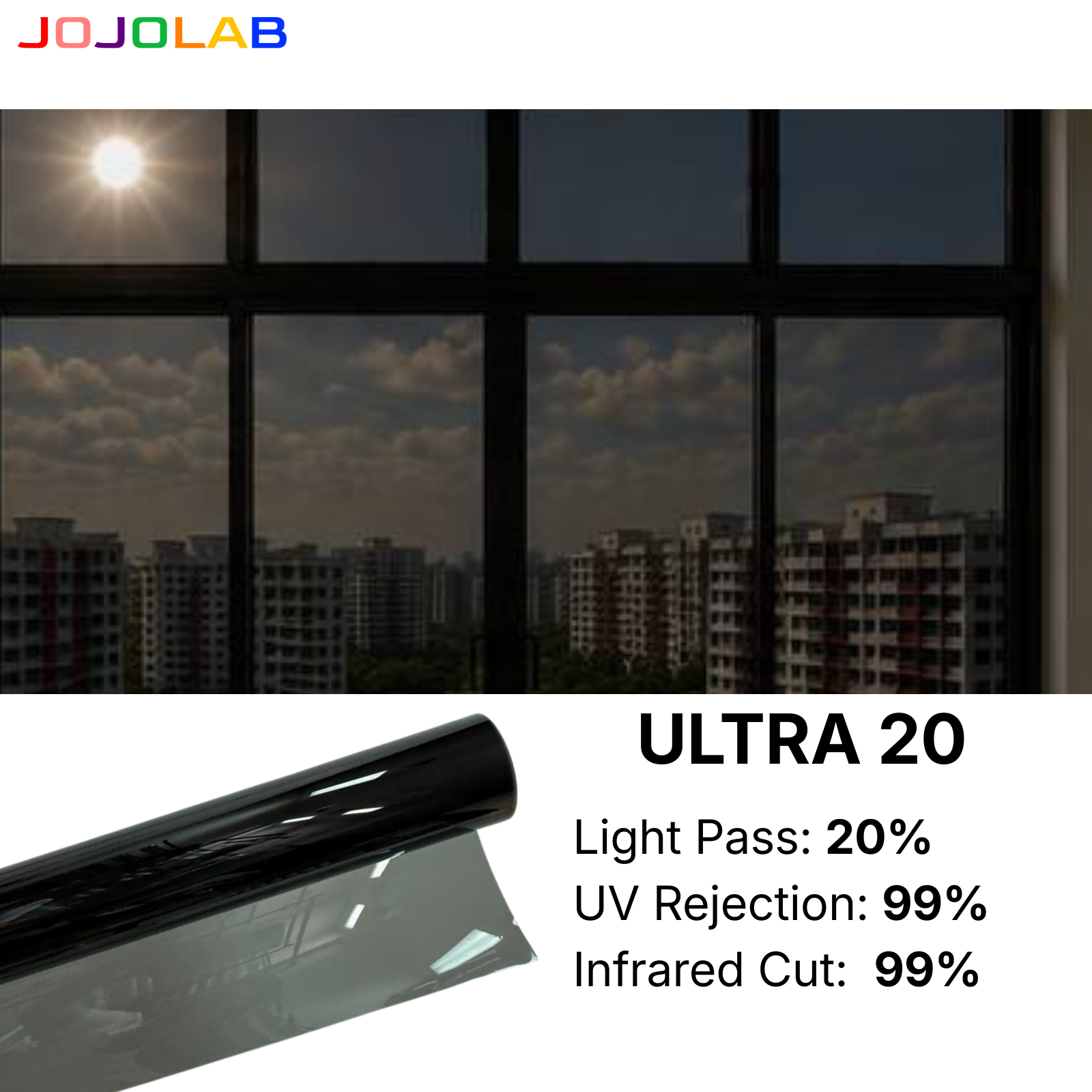 ULTRA 20 UV Protection Solar Film