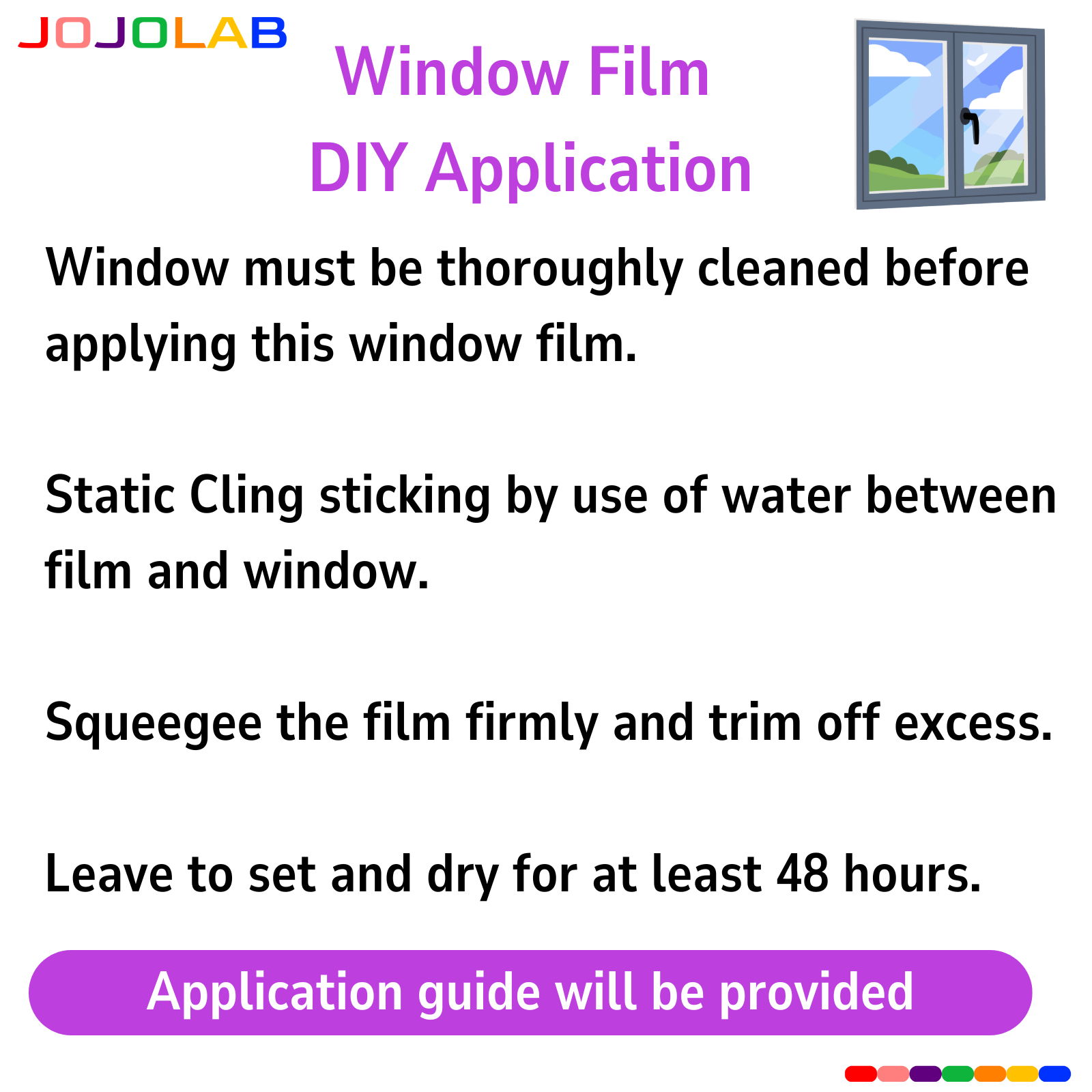 Mirage Design Frosted Window Film