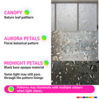 Floral Botanical Design Decorative Window Film