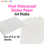 A4 Inkjet Printable Vinyl Sticker Paper