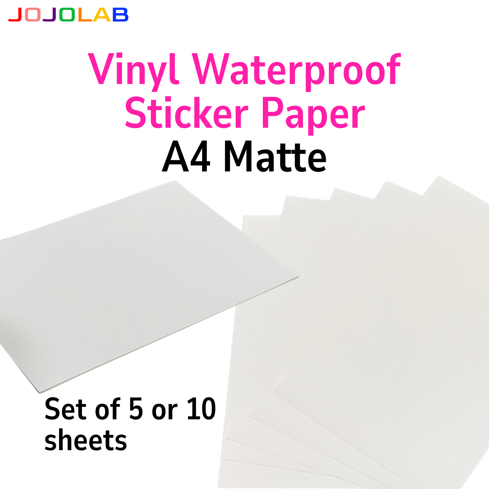 A4 Inkjet Printable Vinyl Sticker Paper