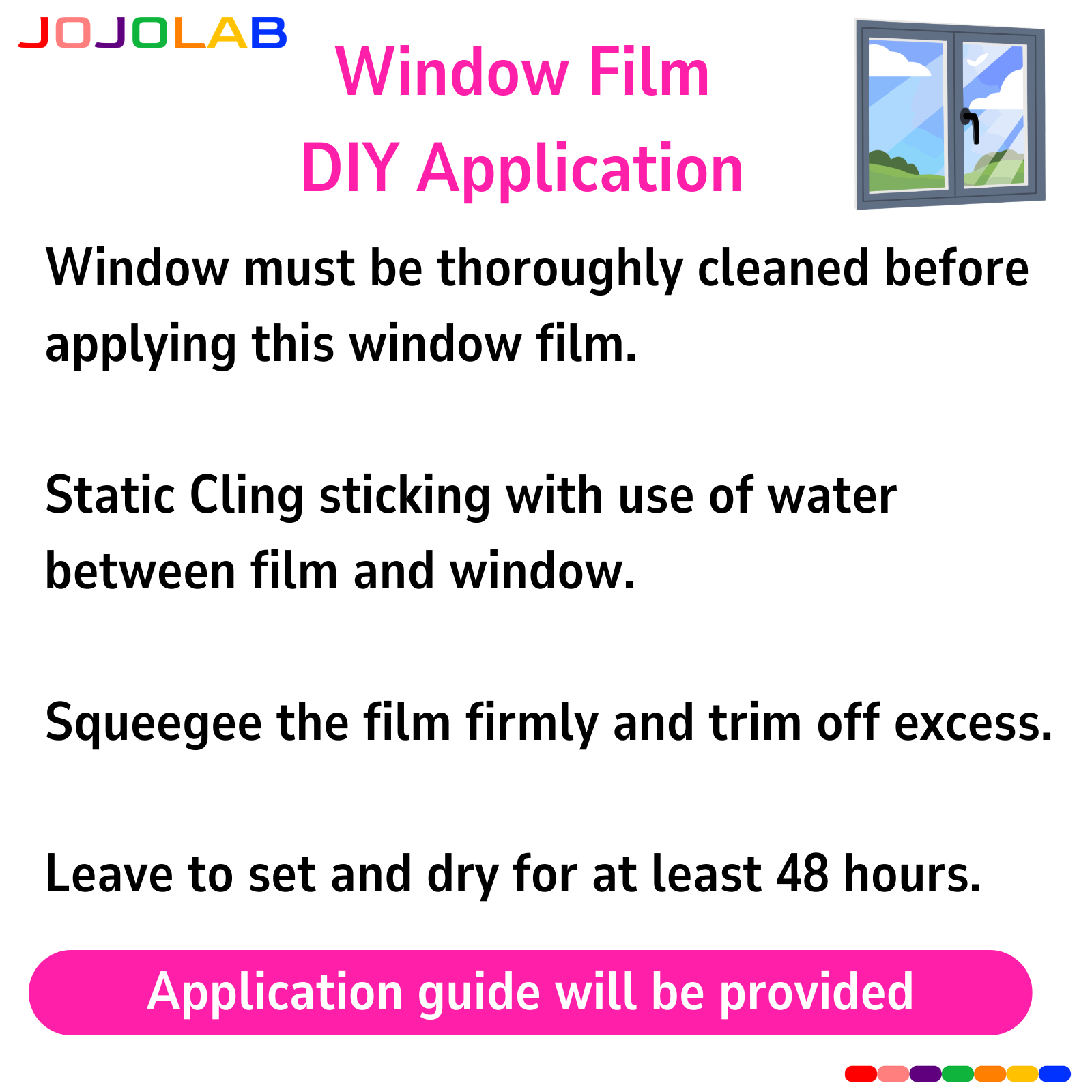 Zen Garden Decorative Frosted Window Film