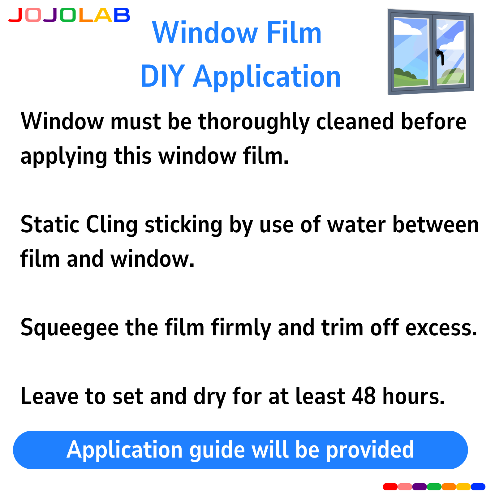 Frosted Privacy Window Film