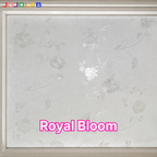 Royal Bloom Floral Pattern Window Film