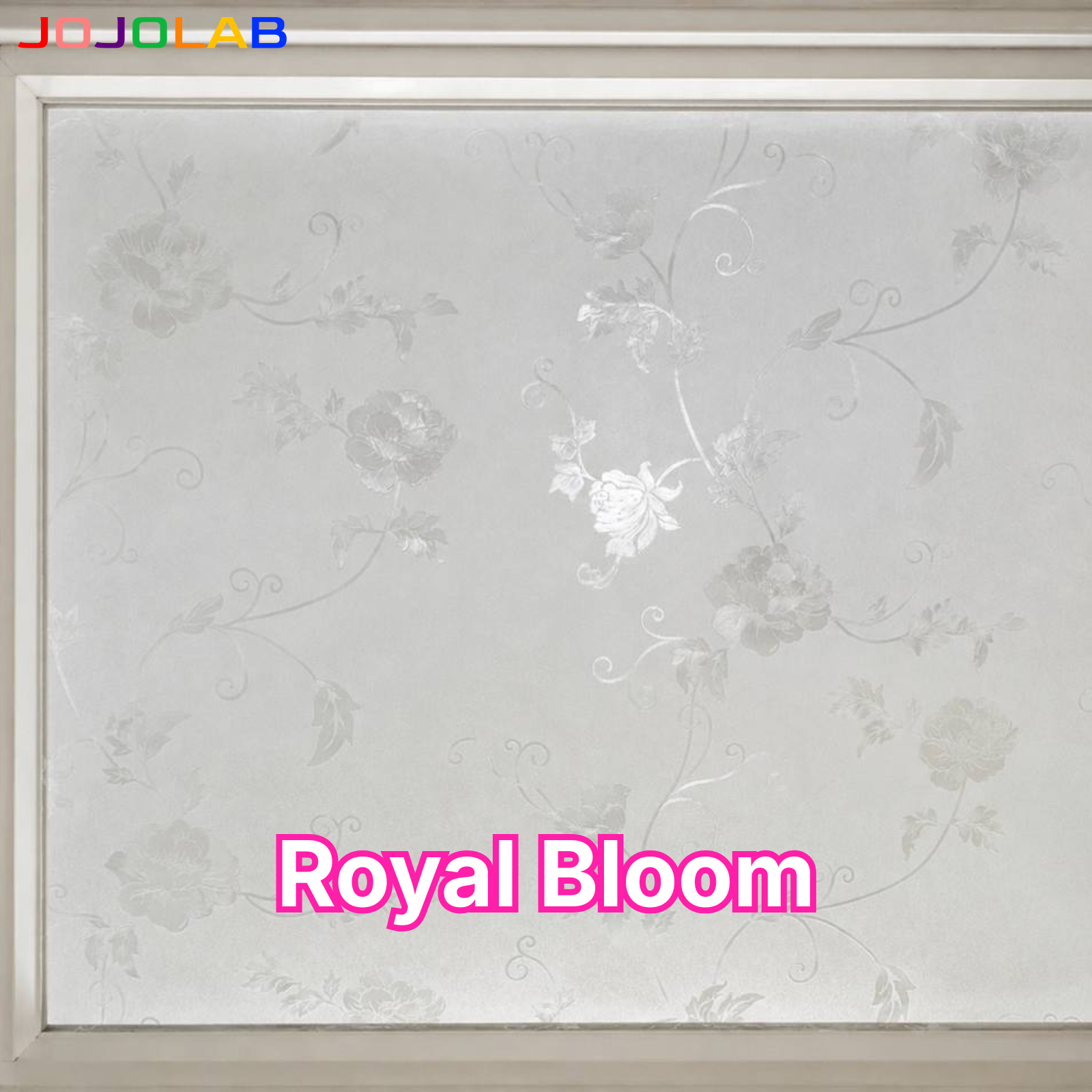 Royal Bloom Floral Pattern Window Film