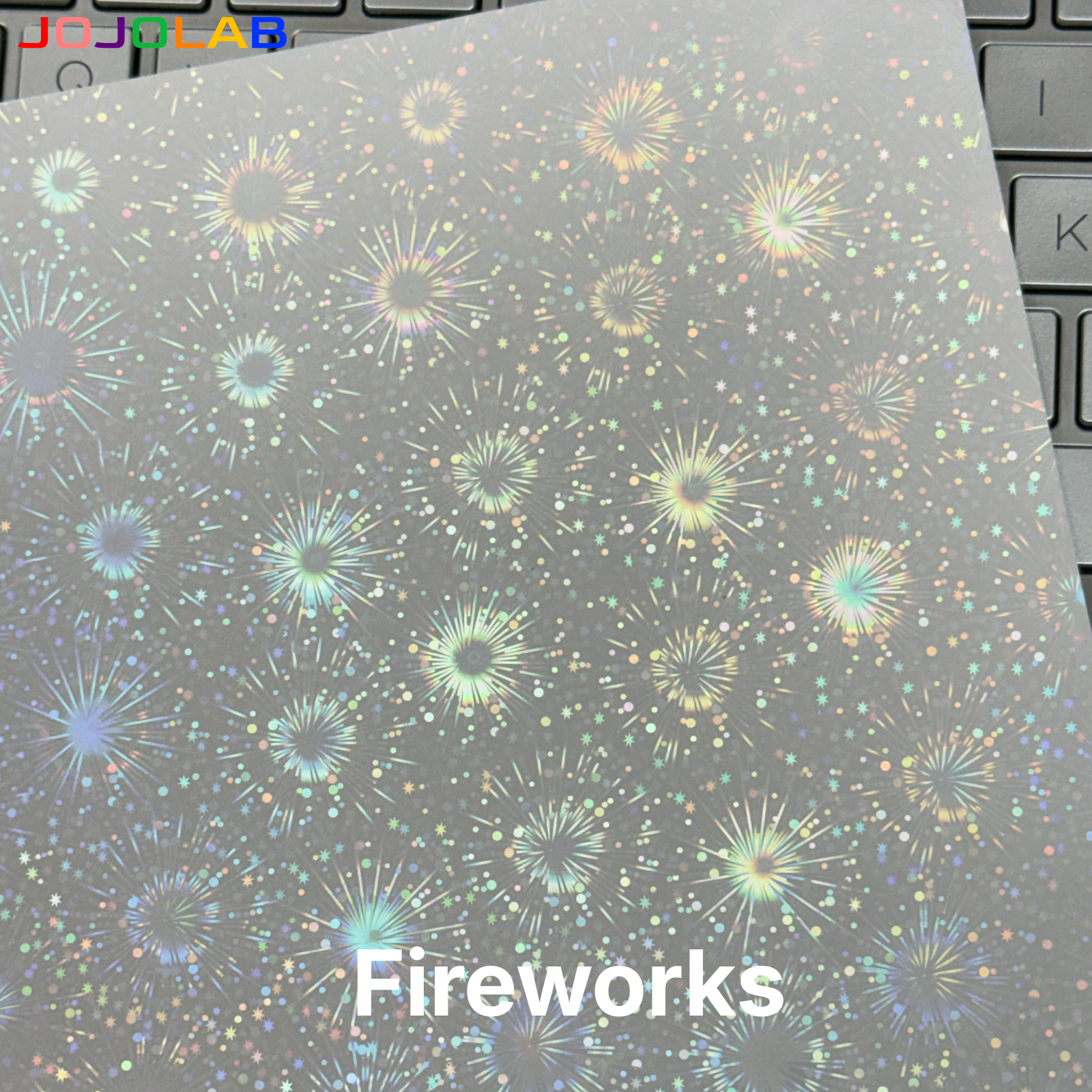 A4 Holographic Cold Laminate Sticker Sheet