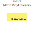 Coloured Matte Vinyl Stickers 10 Sheets