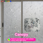Floral Botanical Design Decorative Window Film